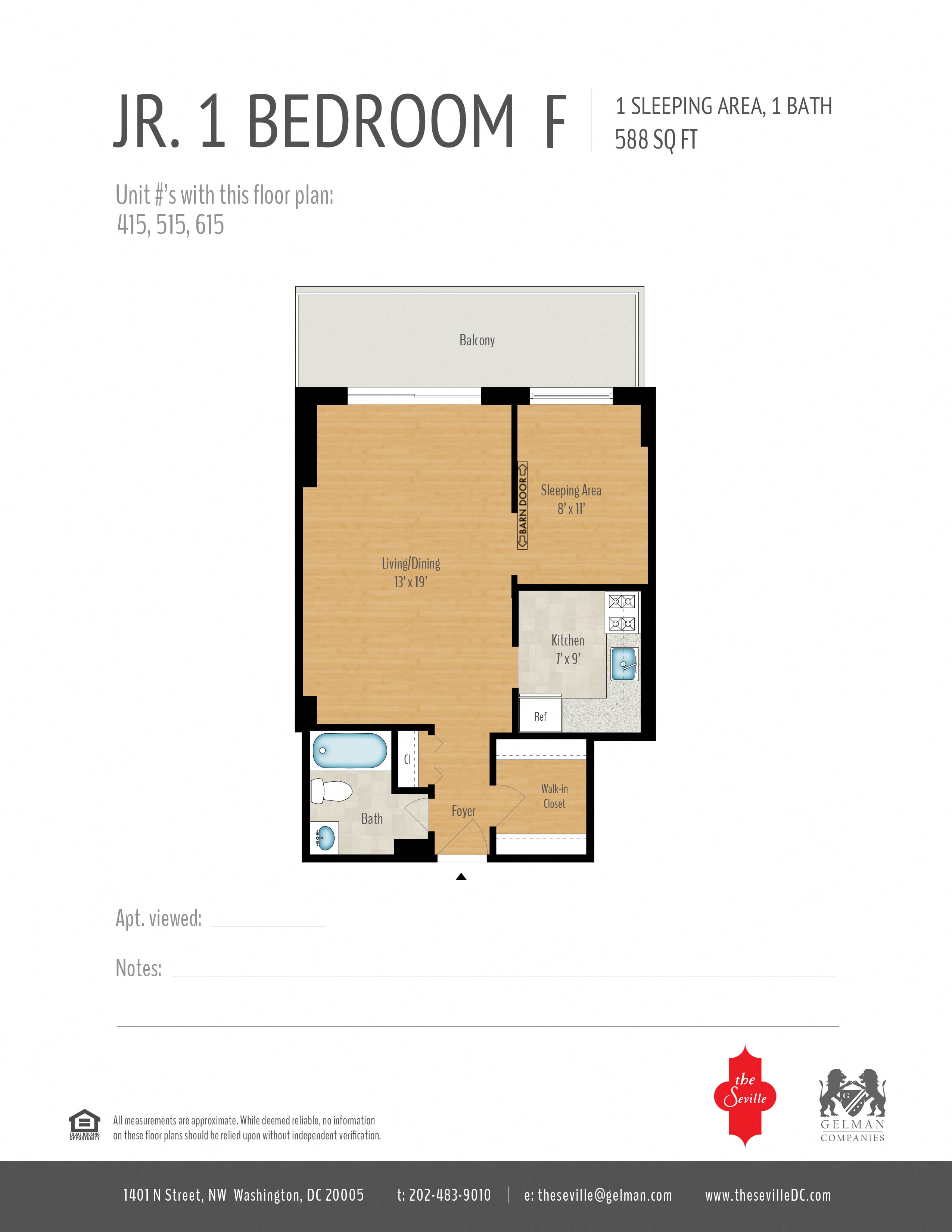 Junior 1-Bedroom Image